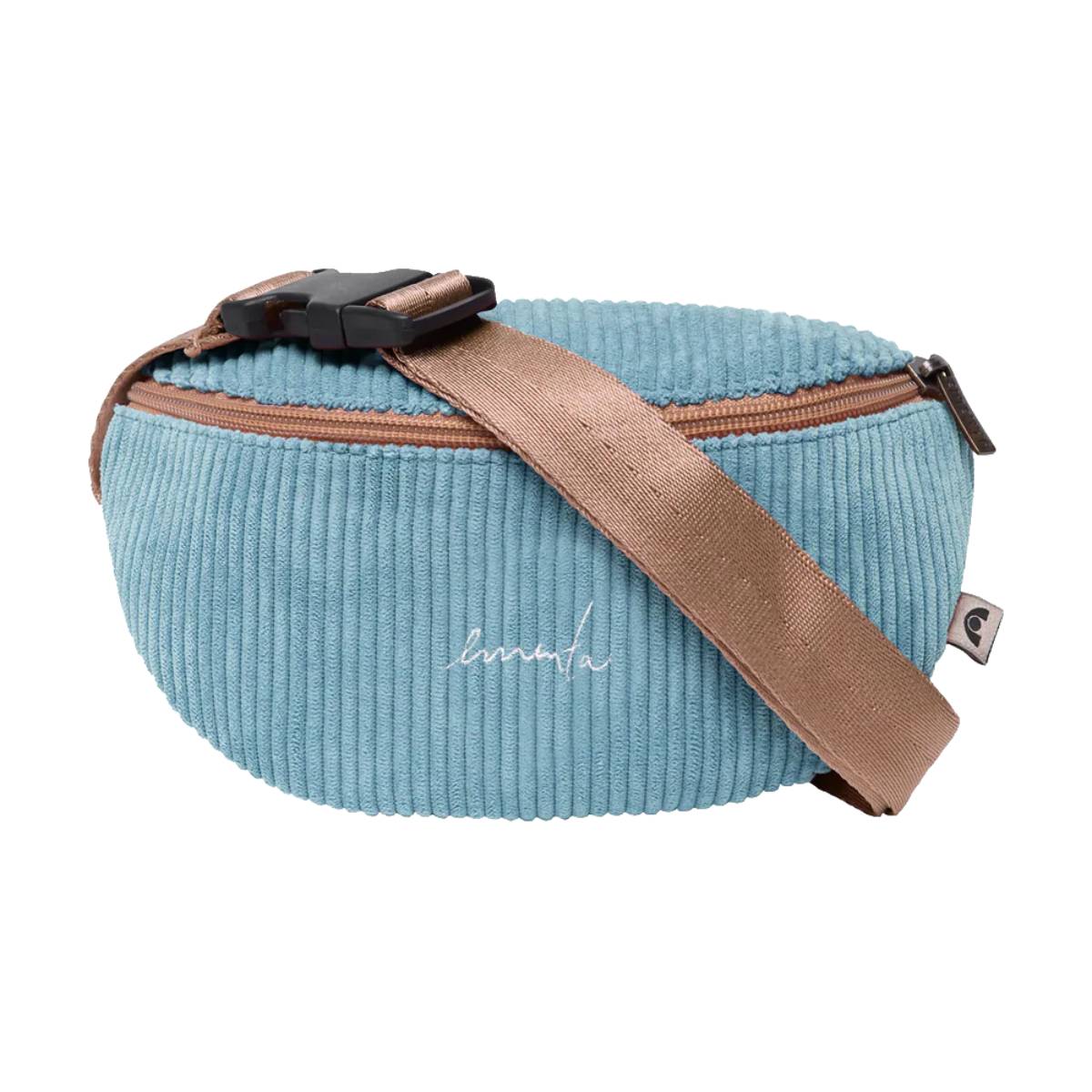 Riñonera Ementa Frei Signature Cord Sky Blue