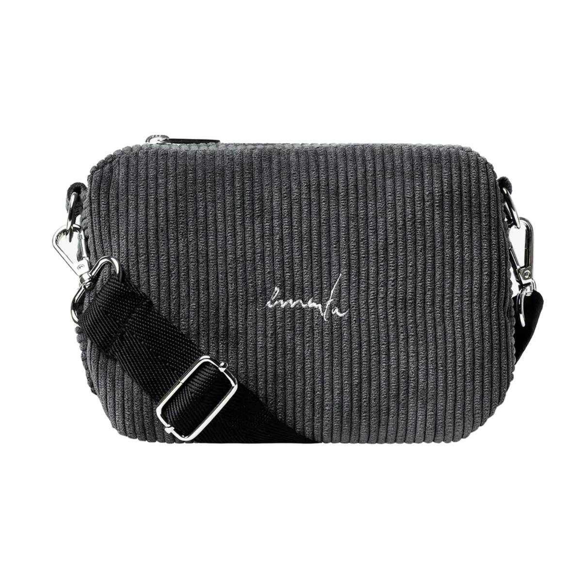 Bolso Ementa Fluffy Signature Cord Black