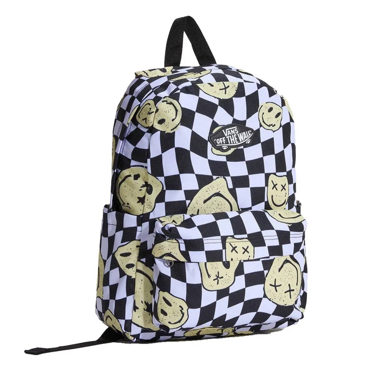 Mochila Vans Old Skool Grom Checkerboard White Black