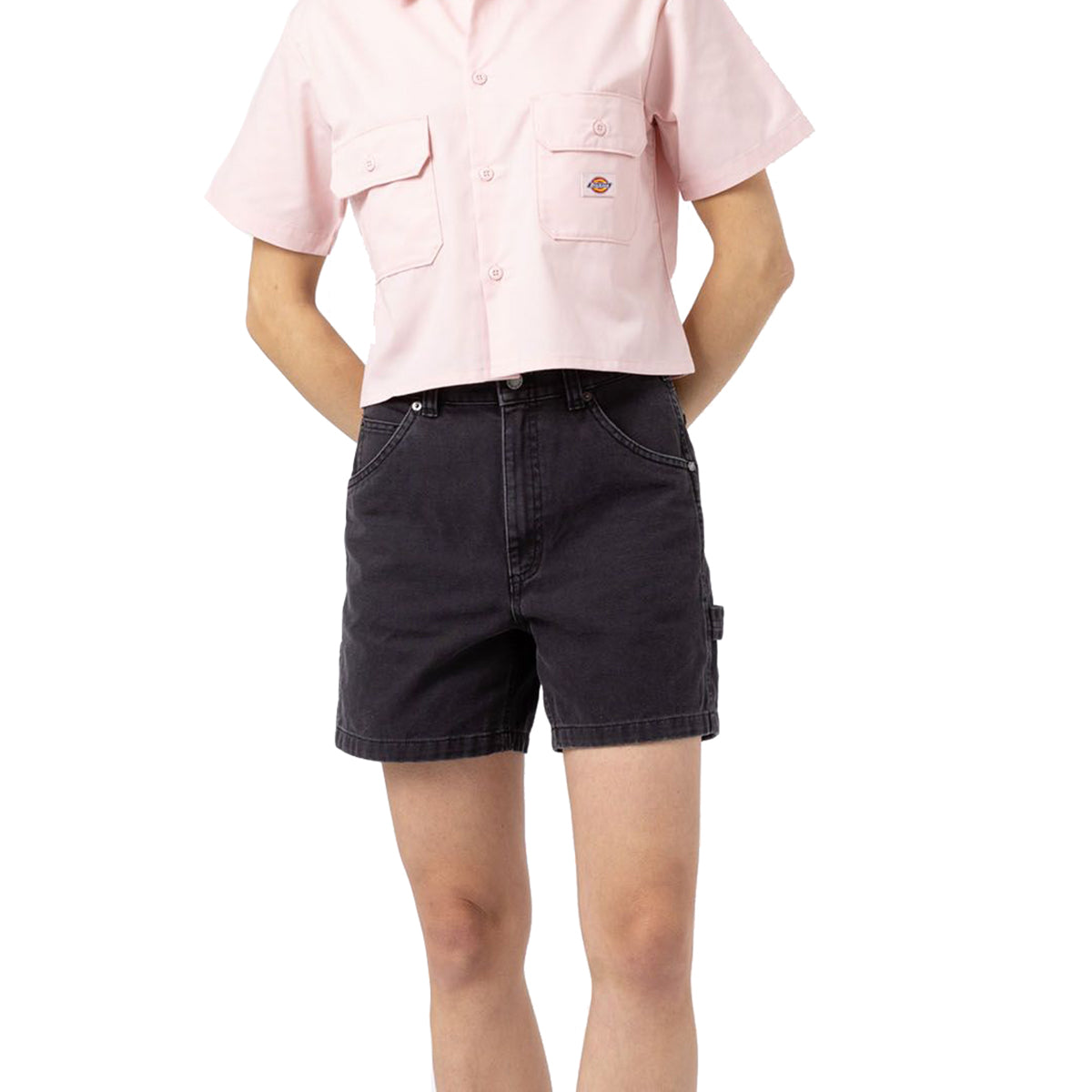 Pantalones cortos de Dickies negros de mujer