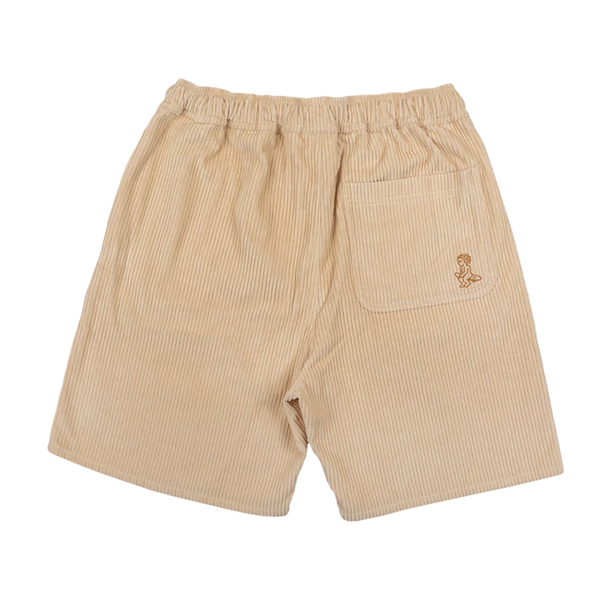 Pantalones Cortos Ementa Magoado Cord Sand