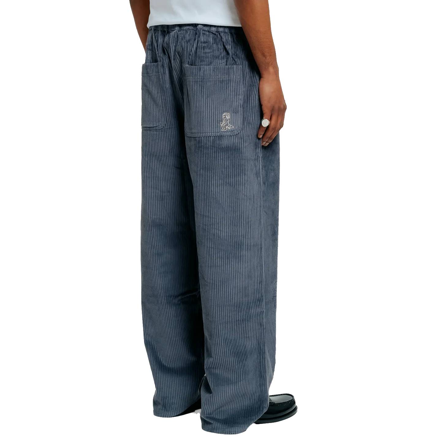 Pantalones Ementa Magoado Cord Dark Grey