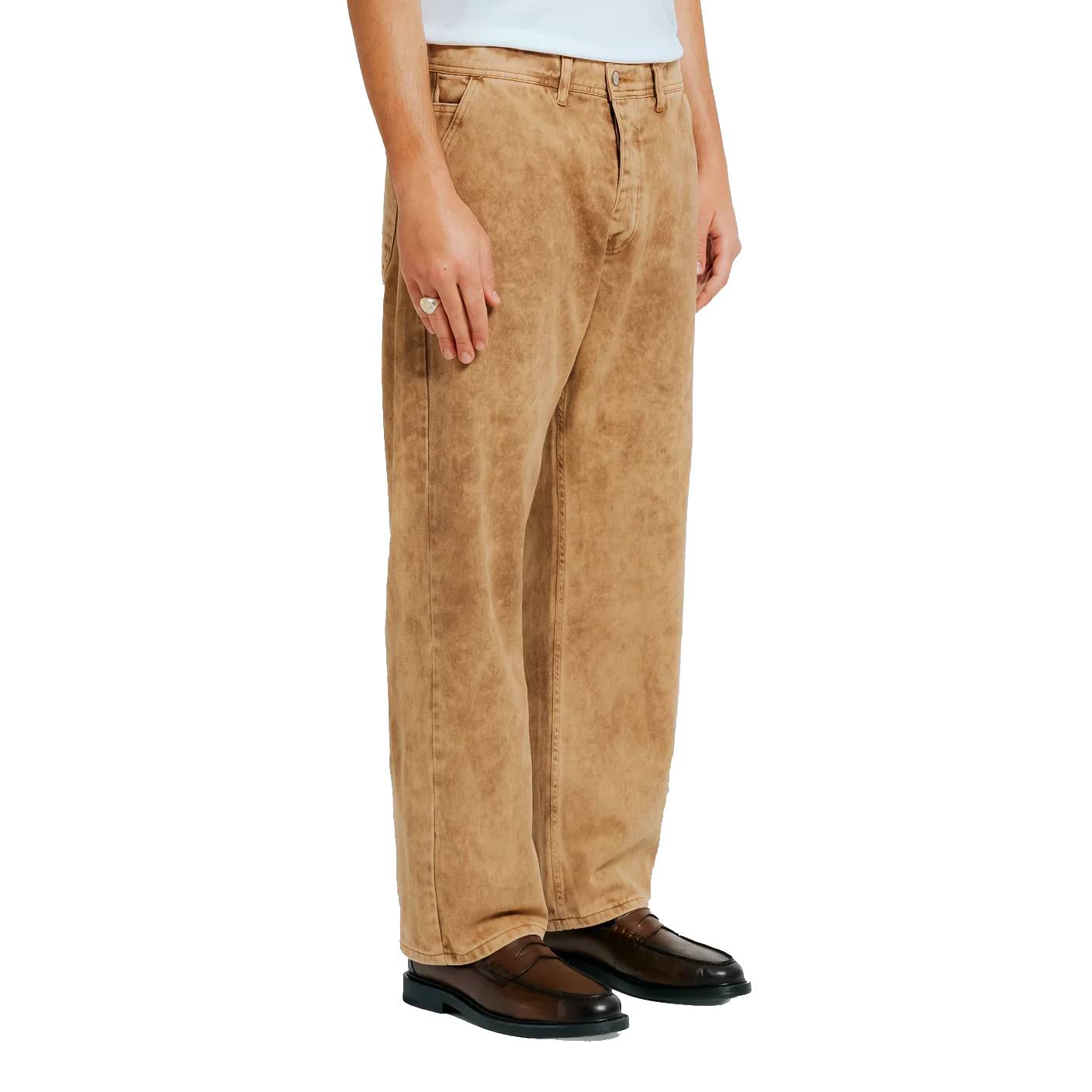 Pantalones Ementa Magoado Big Ikon Dyed Camel Rag