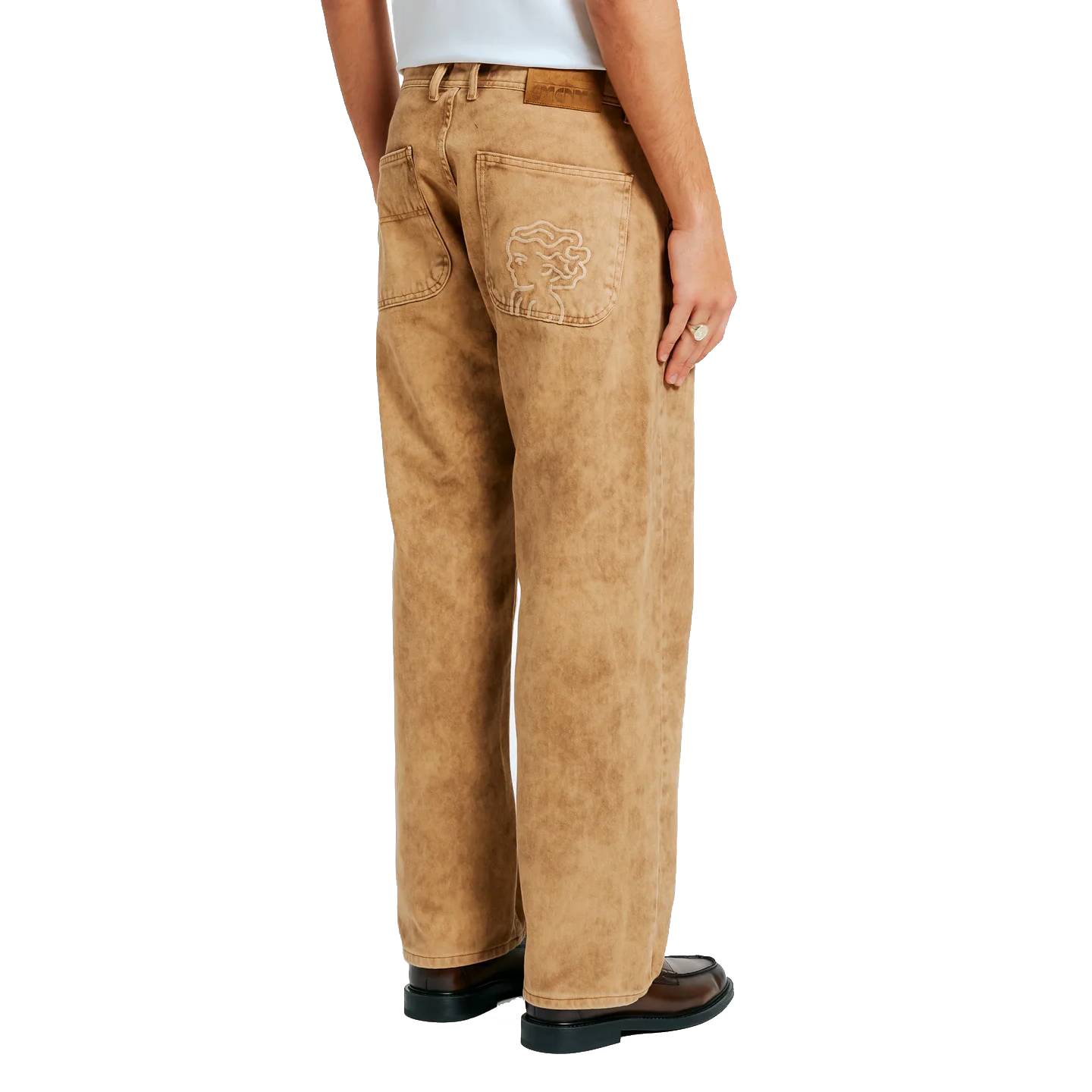 Pantalones Ementa Magoado Big Ikon Dyed Camel Rag