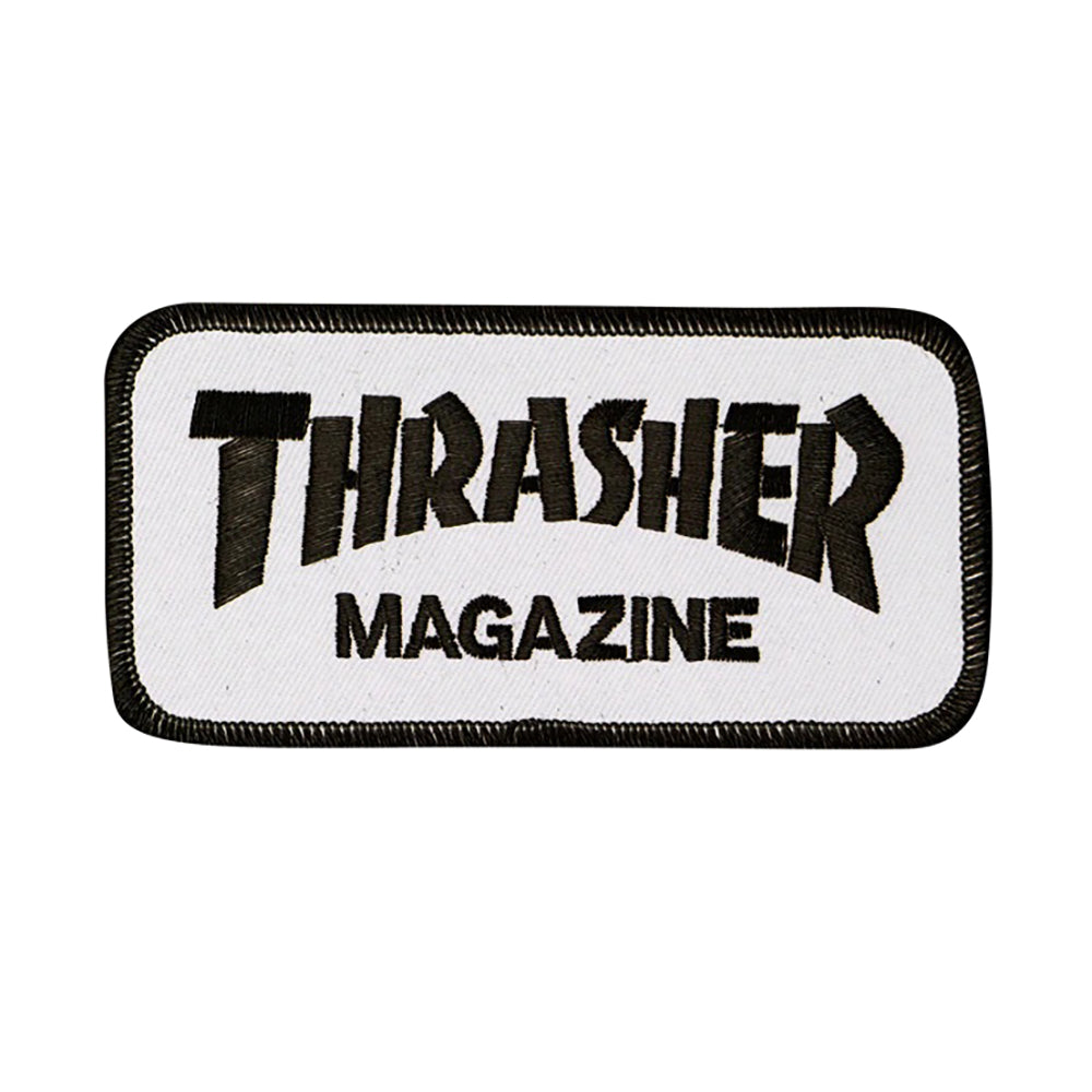 Parche Thrasher Logo White