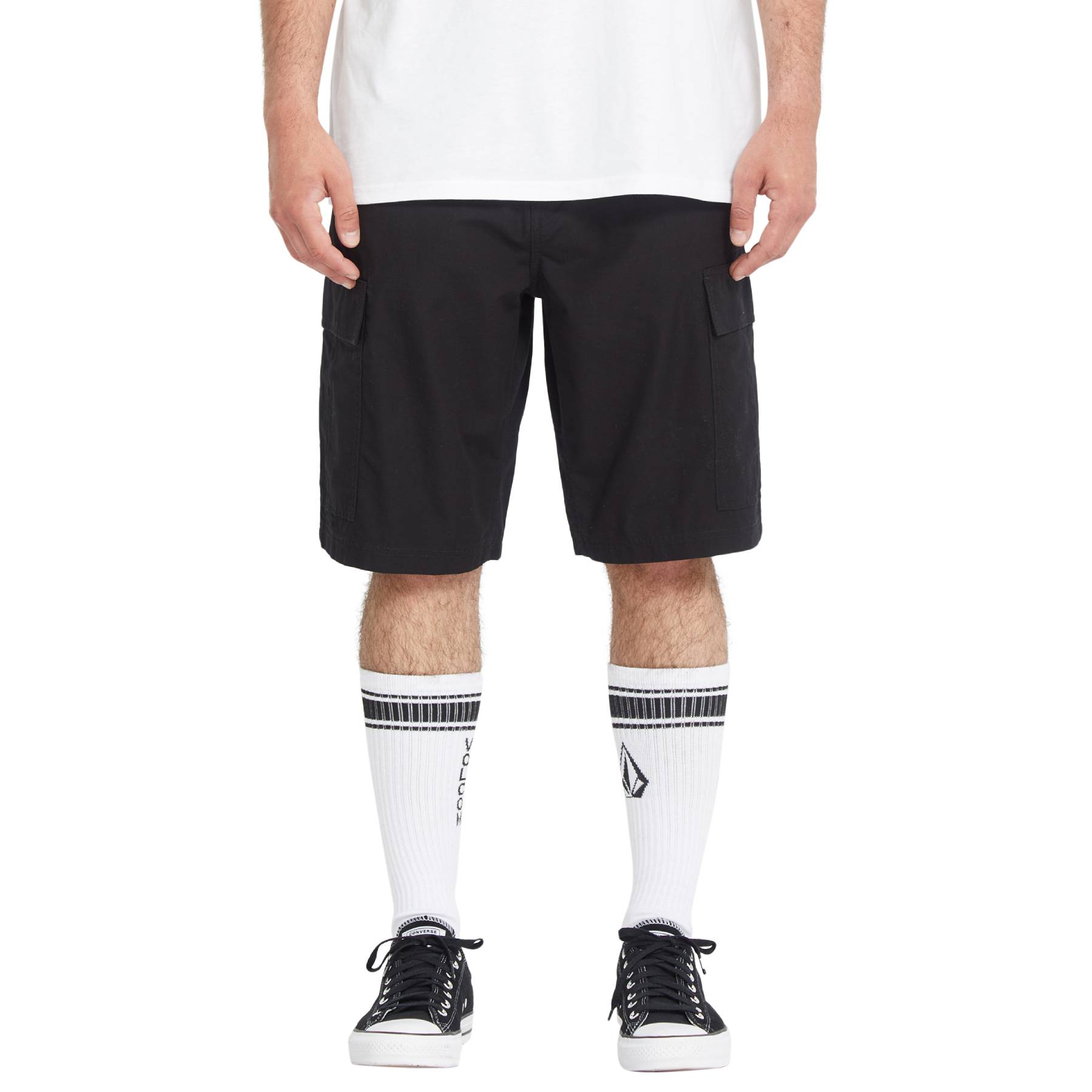Pantalones Cortos Volcom Strange Tripper Cargo 22 Black