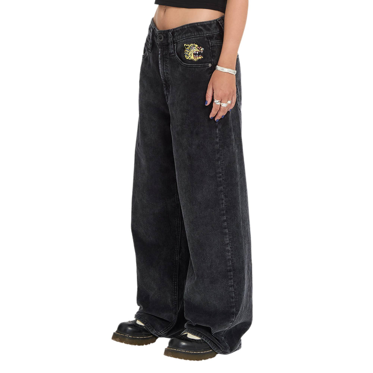 Pantalones Volcom Ozzy Cord Light Acid Black