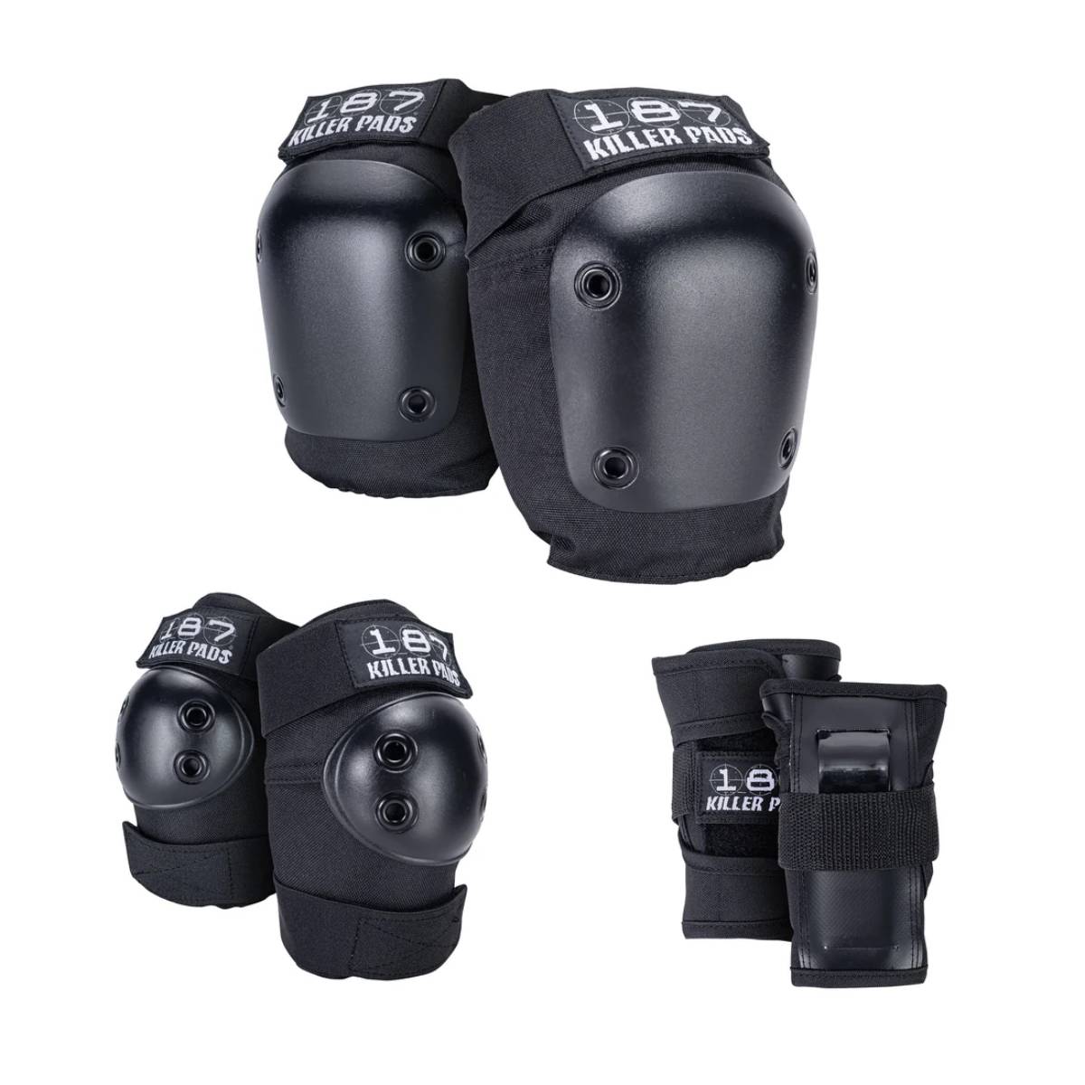 Pack Protecciones Skate 187 Killer Pads Black