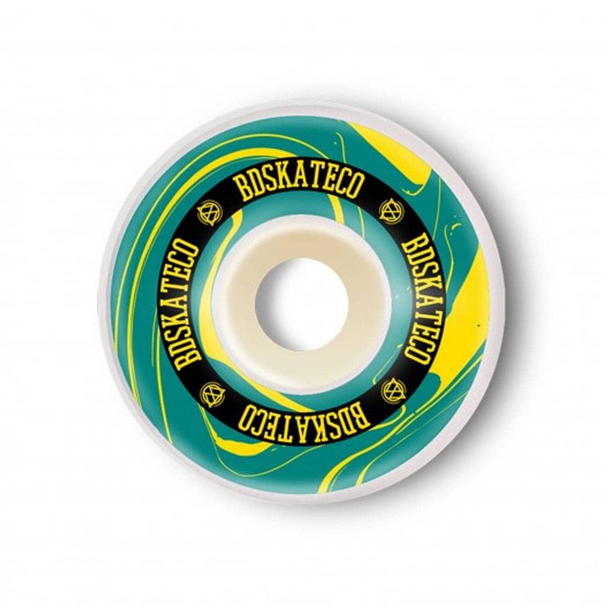 Ruedas Skate BDskateCo Ink Yellow Green 53mm Pack 4