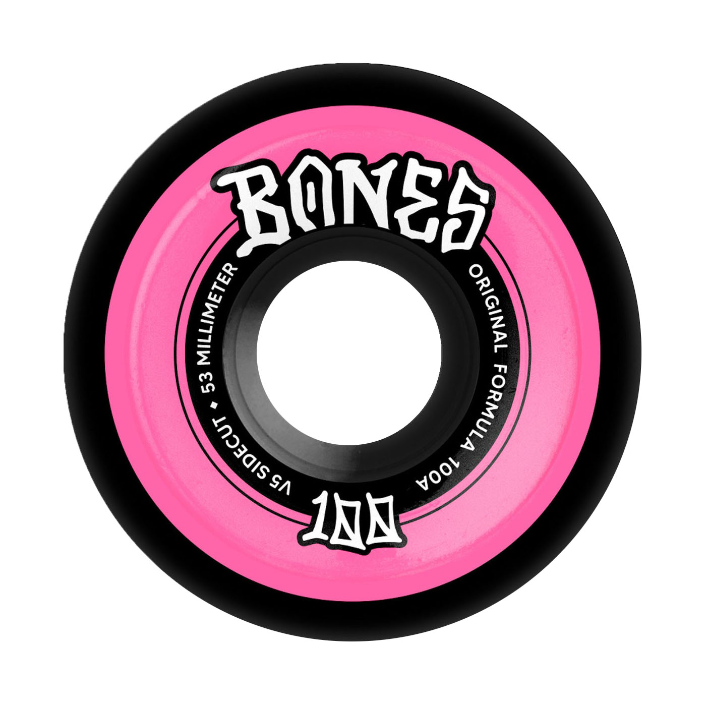 Ruedas skate Bones 53mm negras