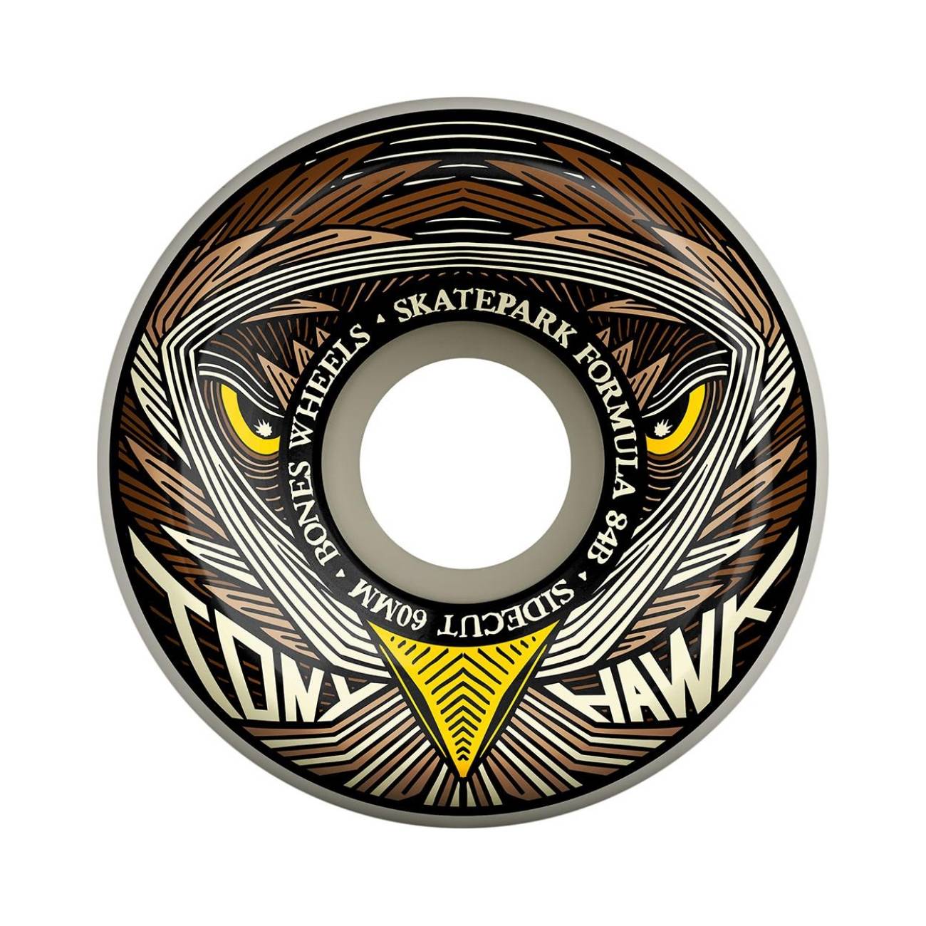 Ruedas Skate Bones Hawk Night 84B 60mm Pack 4