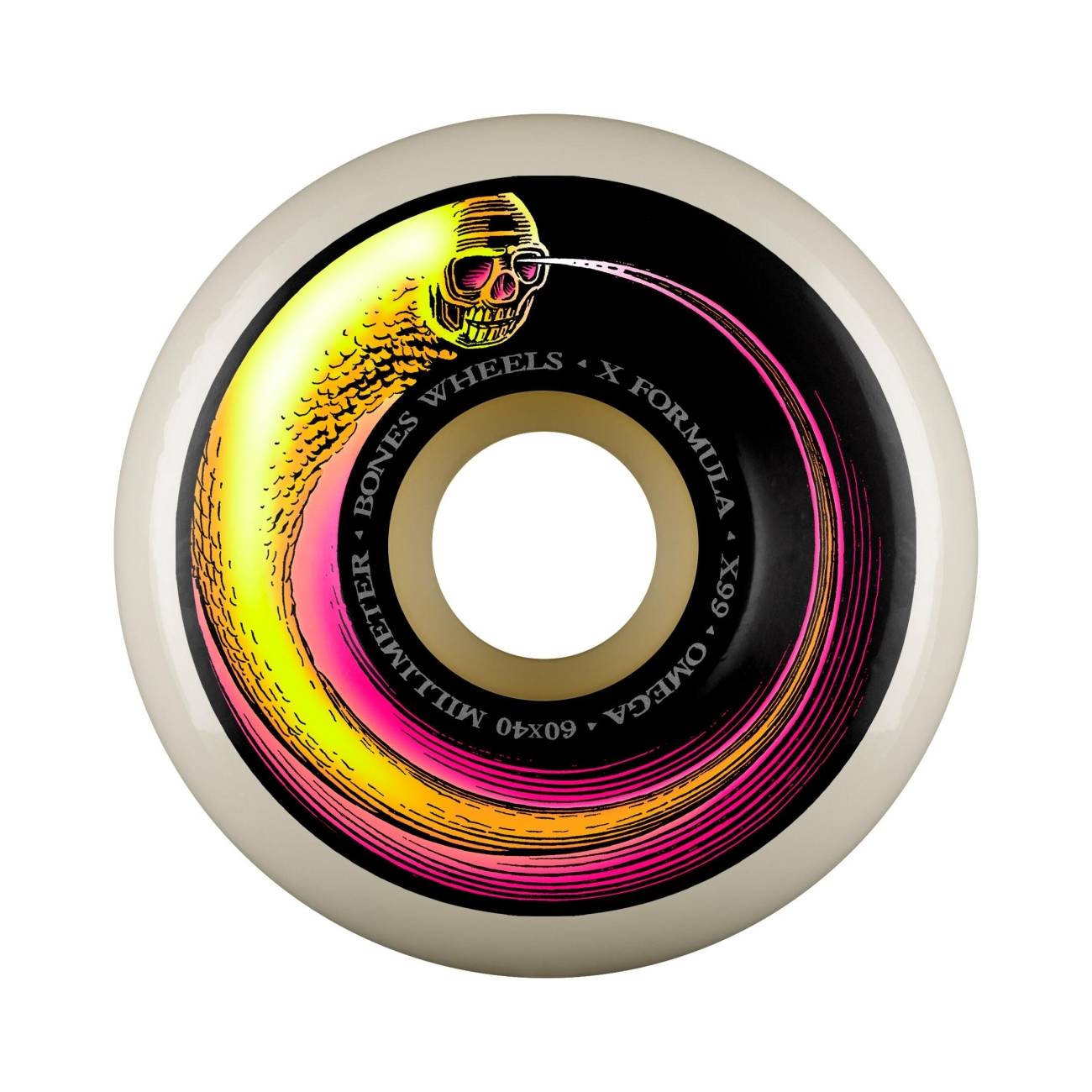 Ruedas Skate Bones Omega X-Formula 99A 60mm Pack 4