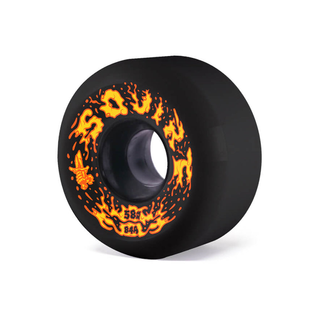 Ruedas Skate Cruzade Squirt Black 84A 58mm Pack 4