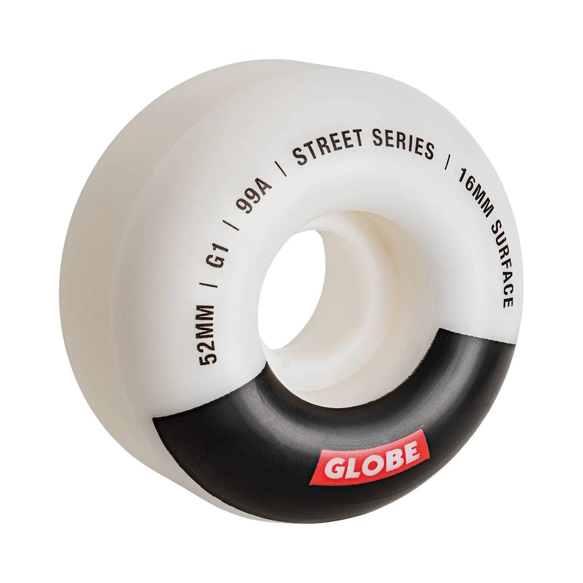 Ruedas Skate Globe G1 Street White Black Bar Pack 4