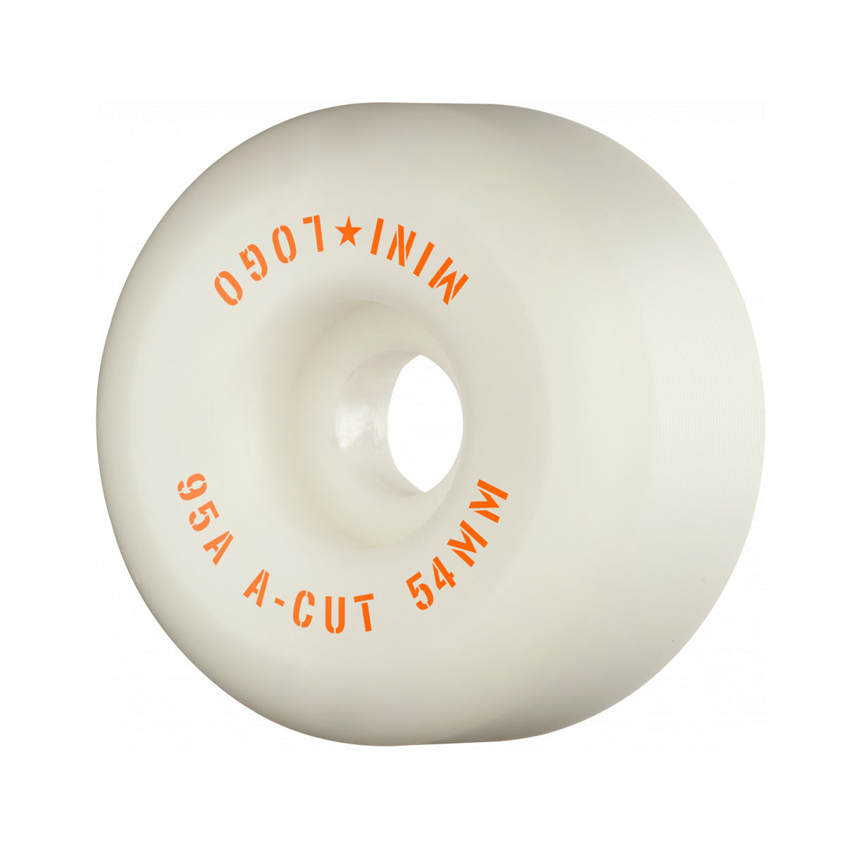 Ruedas Skate Mini Logo A-Cut "2" Hybrid White 95A 54mm Pack 4