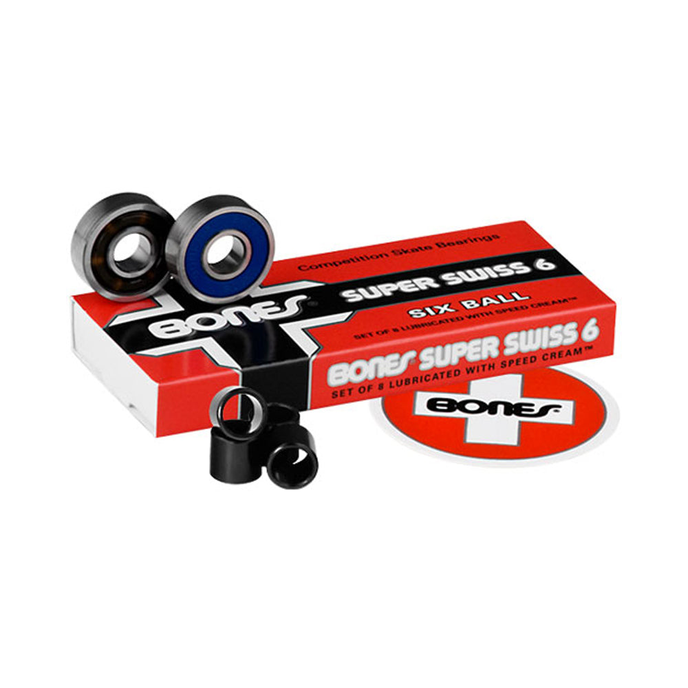 Rodamientos Skate Bones 6 Ball Super Swiss