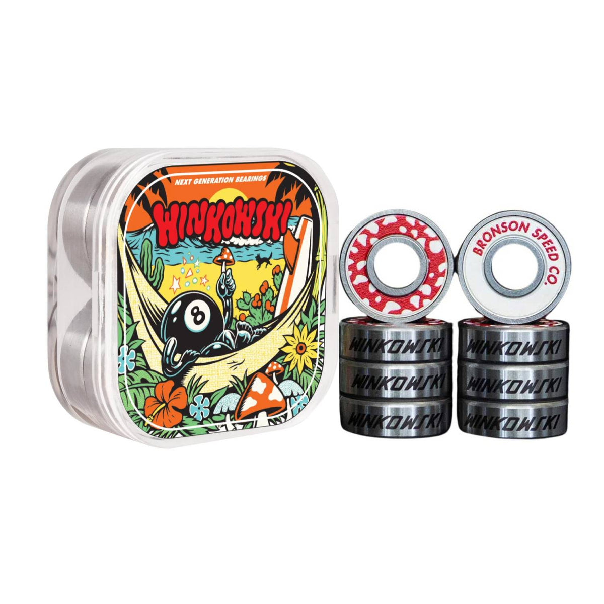 Rodamientos Skate Bronson Erick Winkowski Mushroom Pro G3