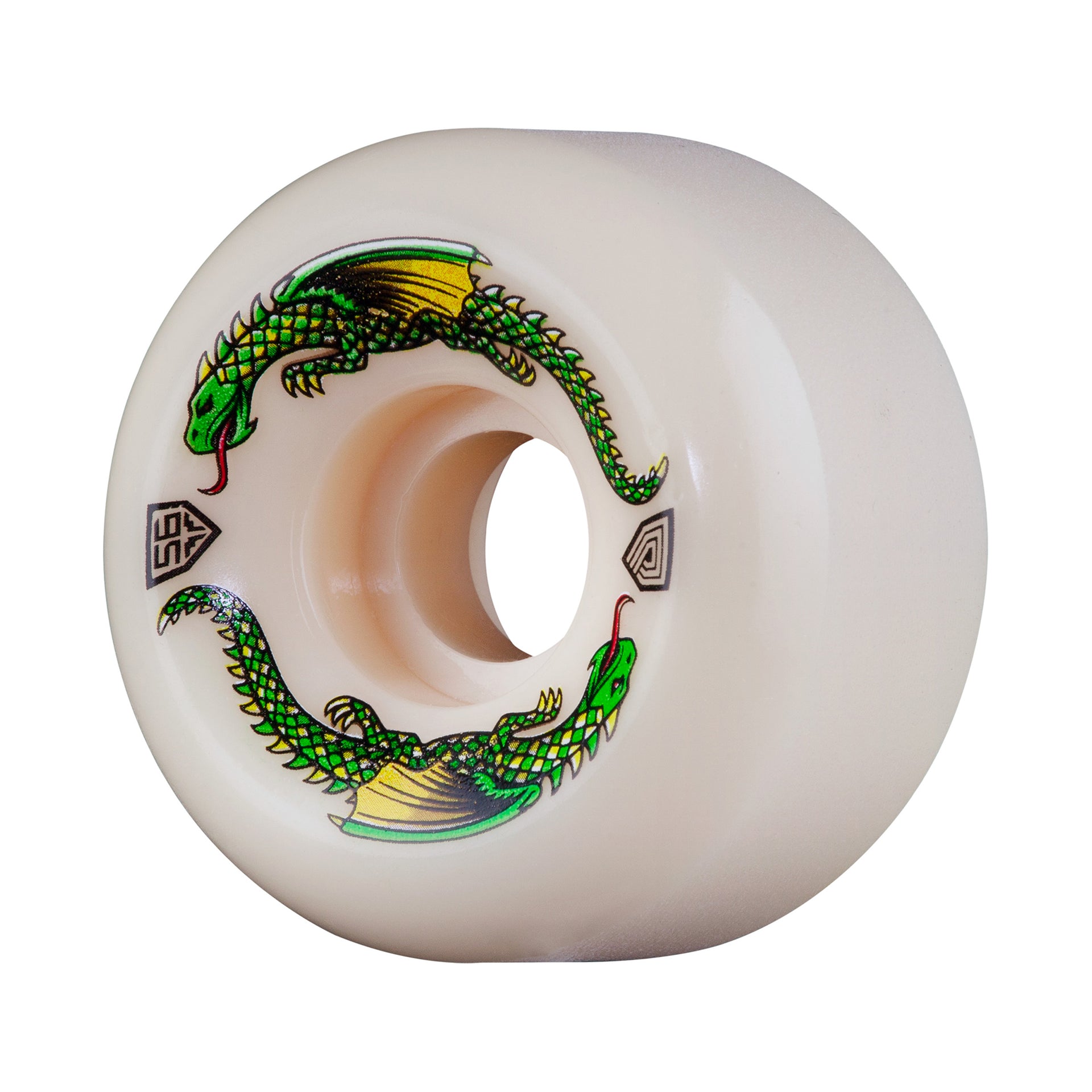 Ruedas Skate Powell Peralta Dragon Formula Off White 56mm 93A Pack 4
