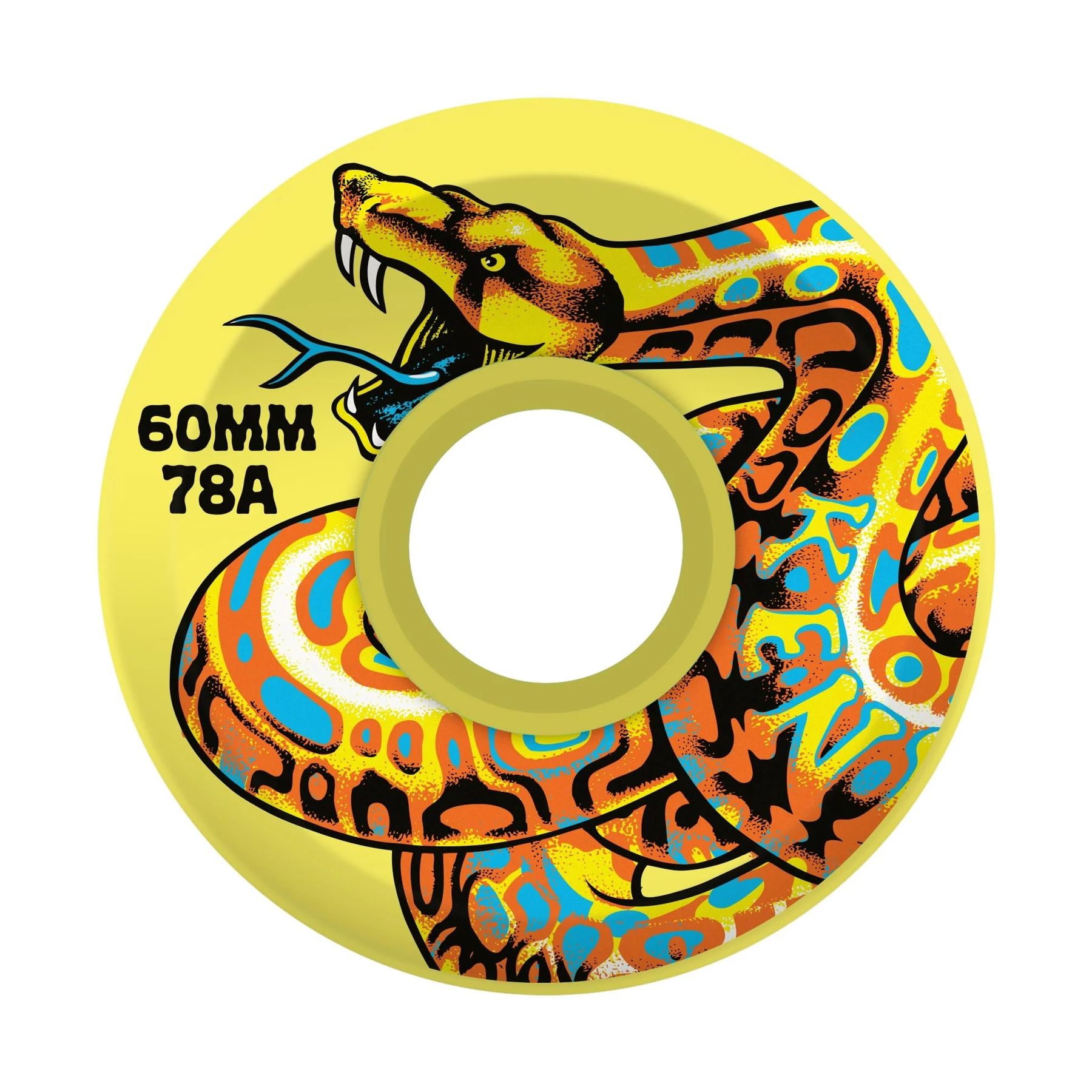 Ruedas skate Santa Cruz Jeff Kendall Snake OG Slime Balls Yellow 78A 60mm 