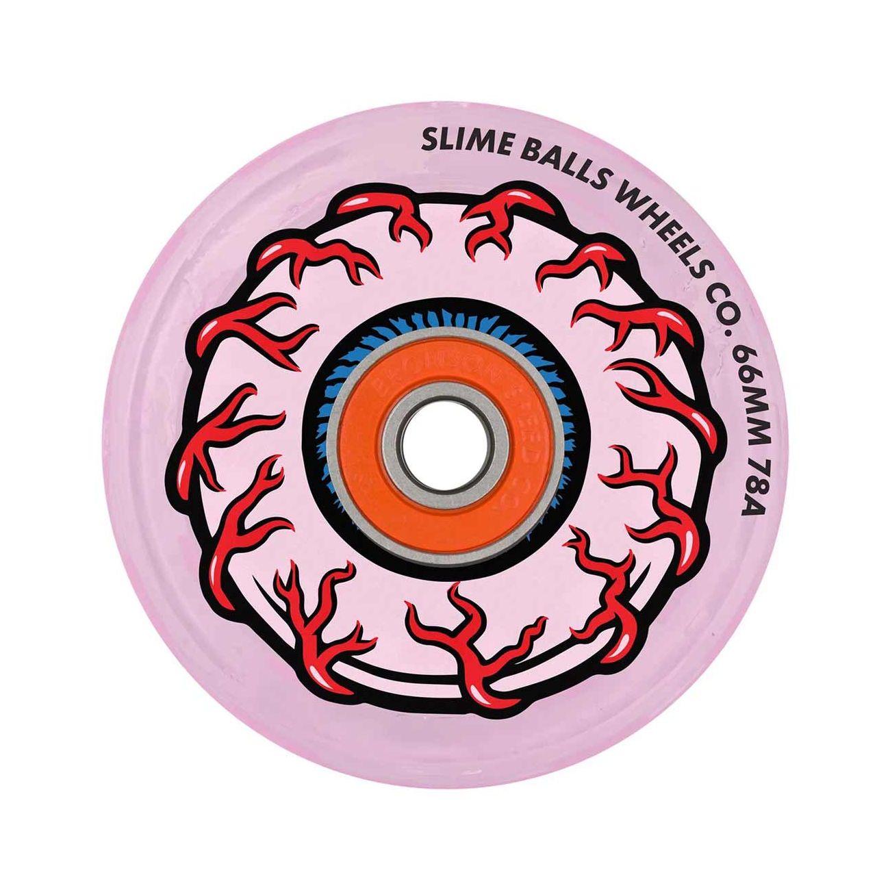 Ruedas skate Santa Cruz Pink Eyes Light Ups OG Slime Balls 78A 66mm