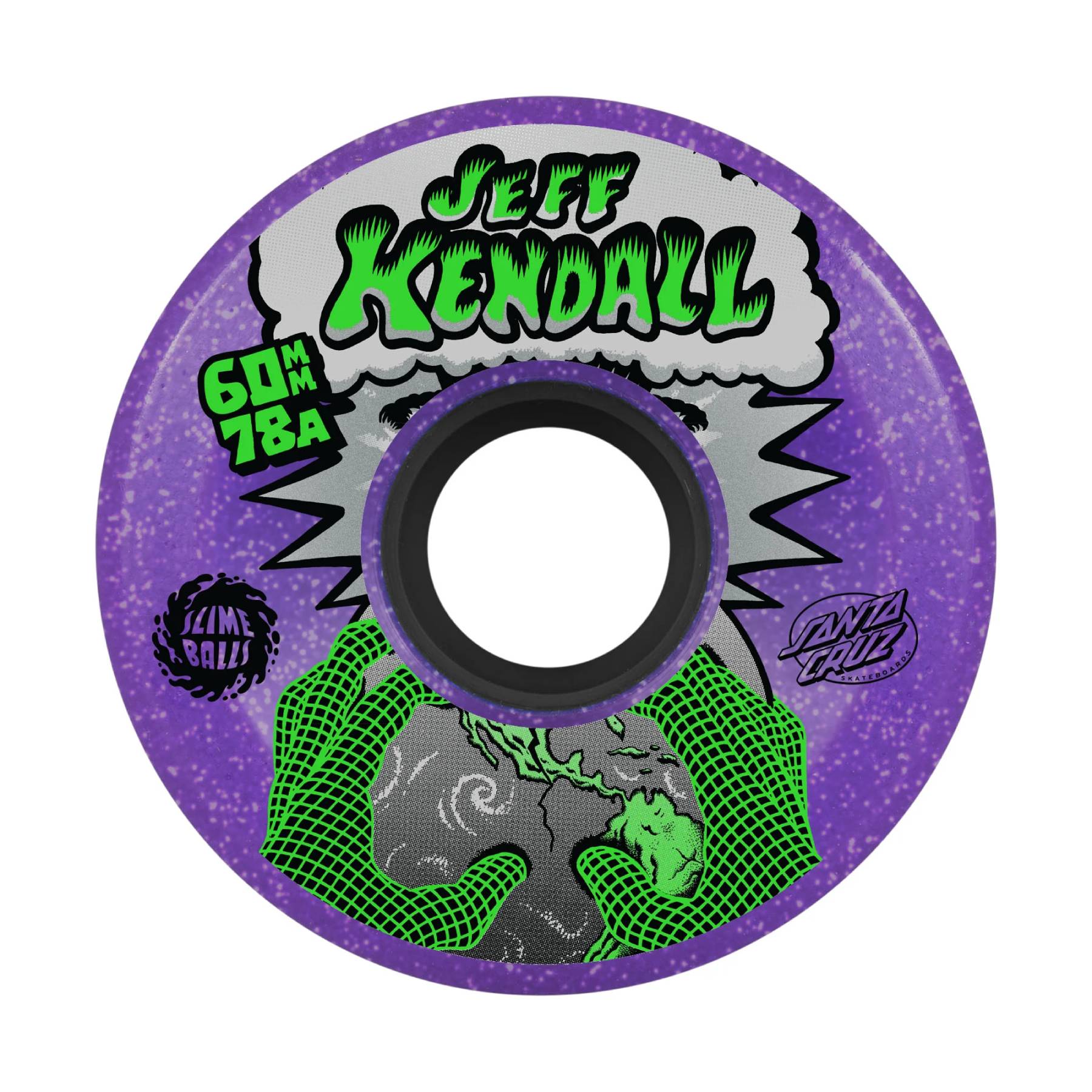 Ruedas Santa Cruz Kendall End Of The World Purple OG Slime Balls 78A 60mm Pack 4