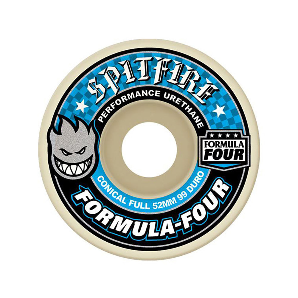 Ruedas Skate Spitfire F4 Conical Full Blue 99DU 54mm Pack 4