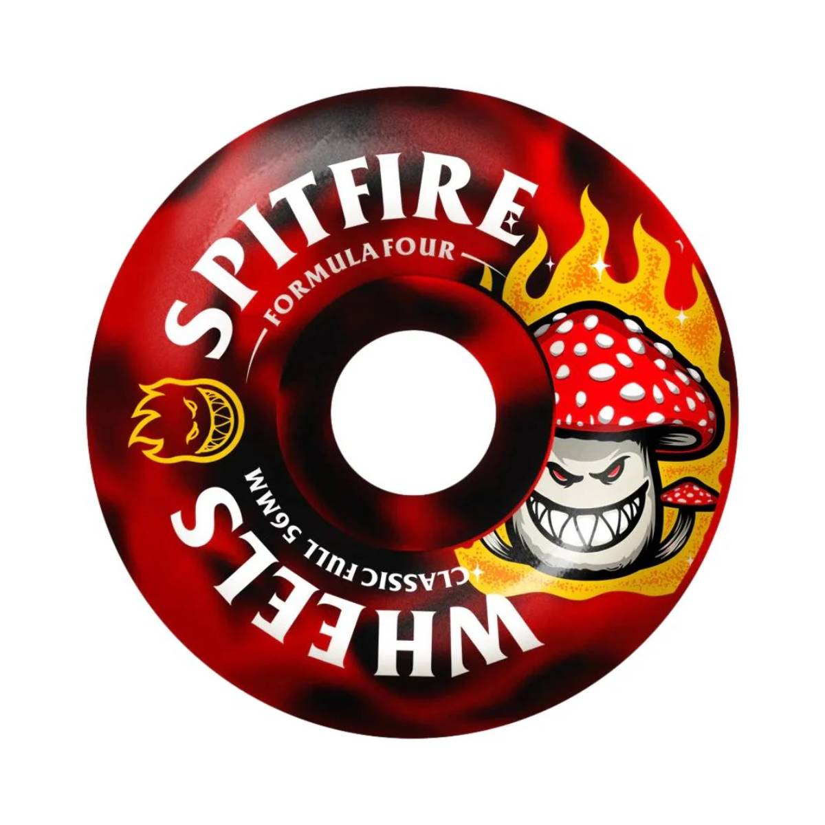 Ruedas Skate Spitfire F4 Classic Full Shroom Bighead Swirl 99DU 56mm Pack 4