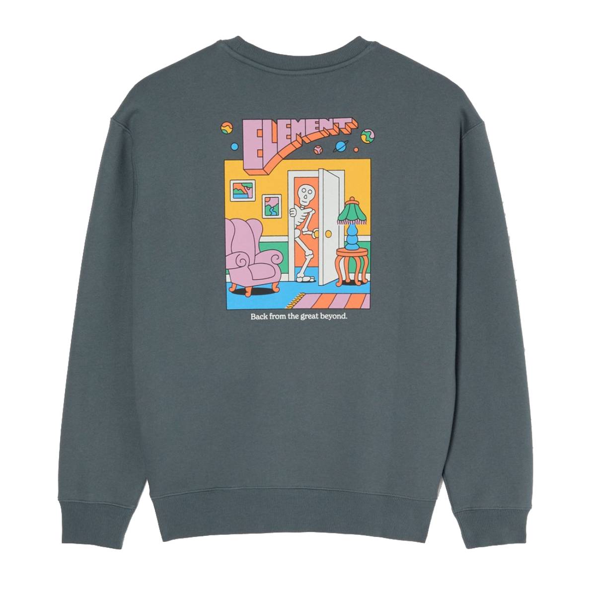 Sudadera Element Great Beyond Crew Dark Slate