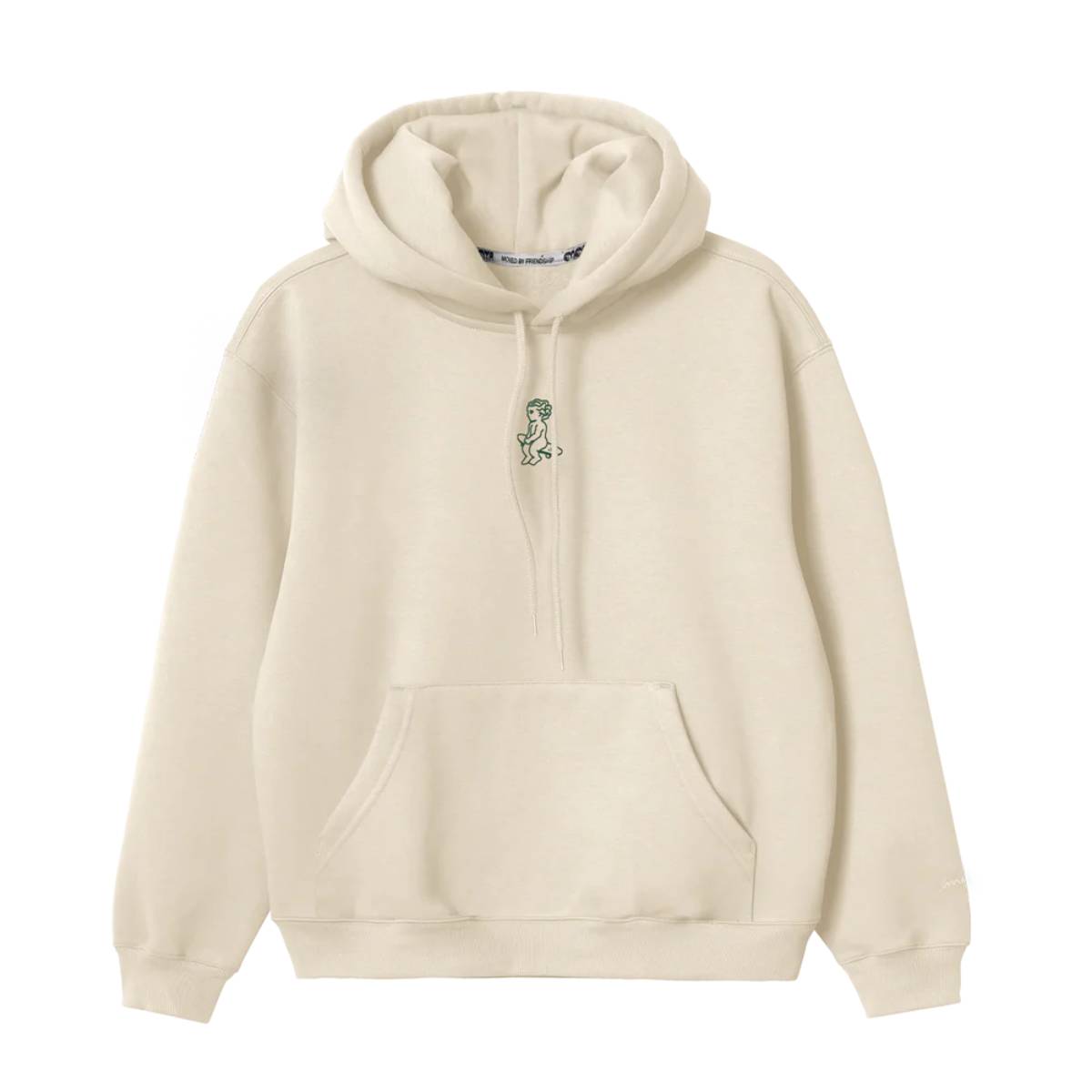 Sudadera Ementa Ikon Stamp Embossed Off White