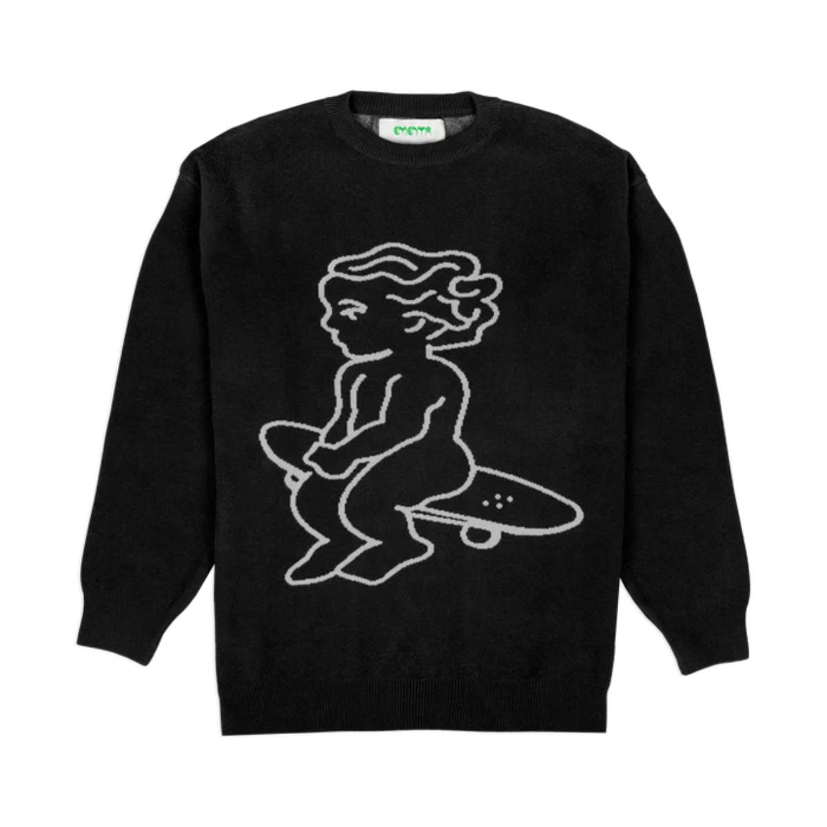 Jersey Ementa Big Ikon Knit Black