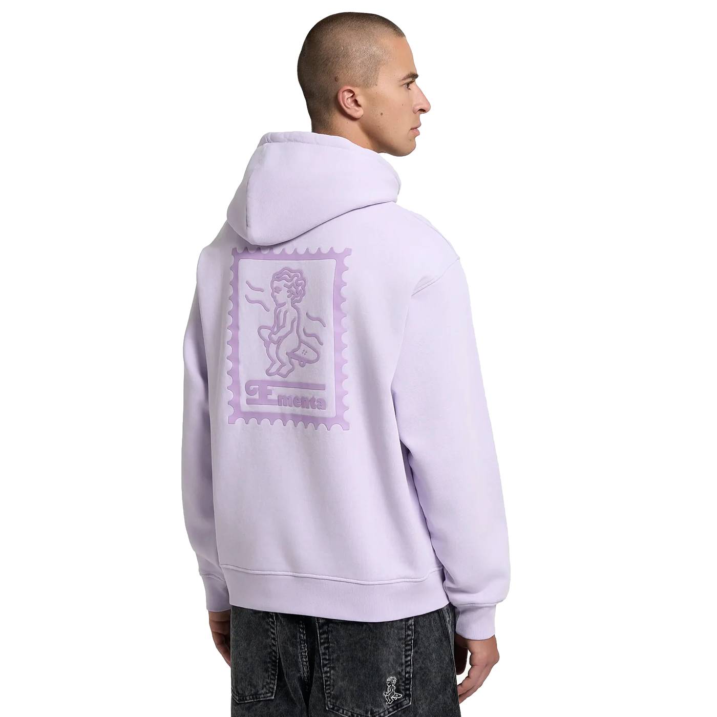 Sudadera Ementa Ikon Stamp 3D Lilac