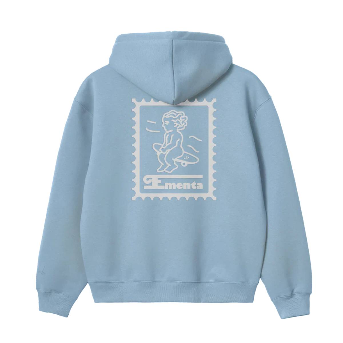 Sudadera Ementa Ikon Stamp Embossed Sky Blue