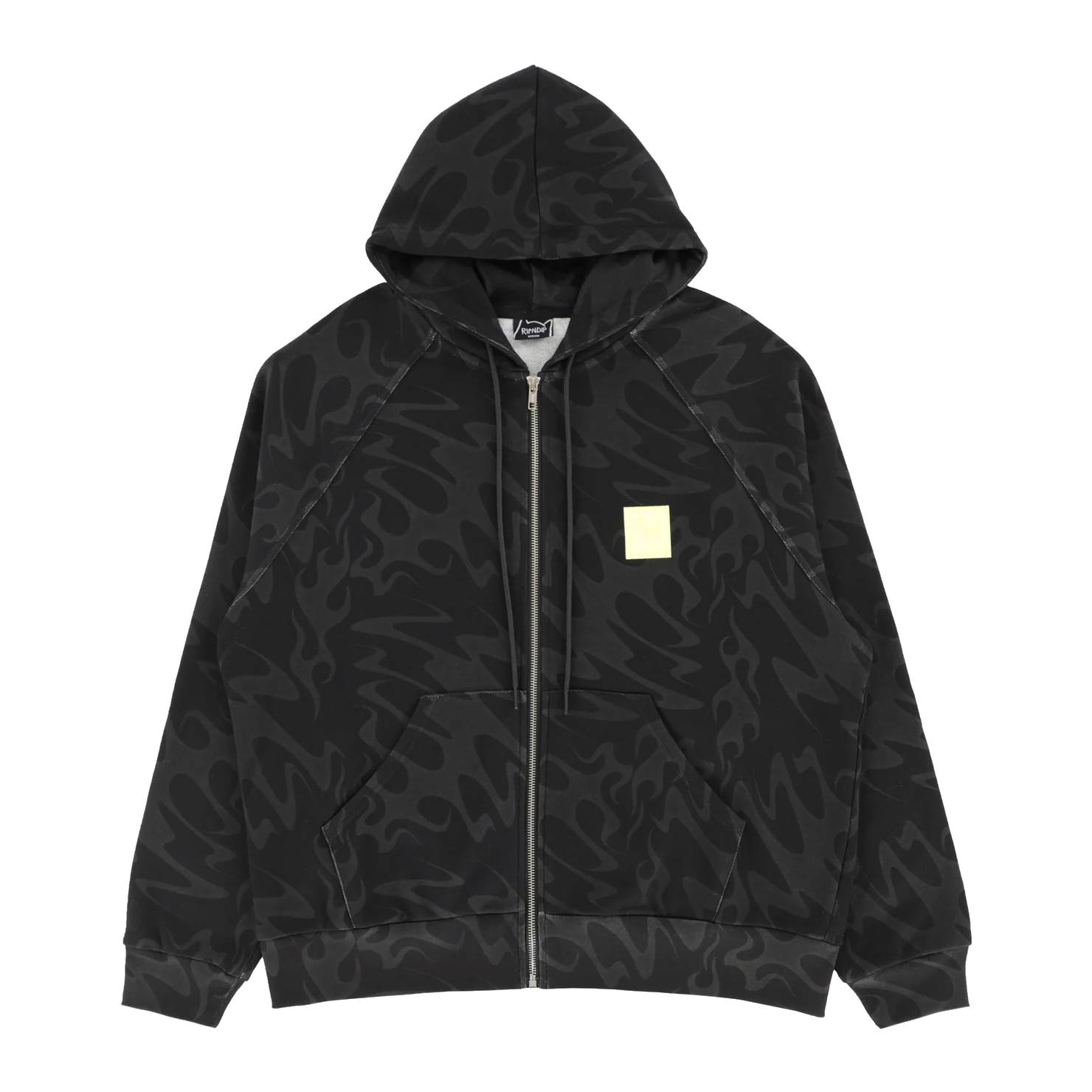 Sudadera Lakai x Ripndip Black Flame Zipper Dark Grey