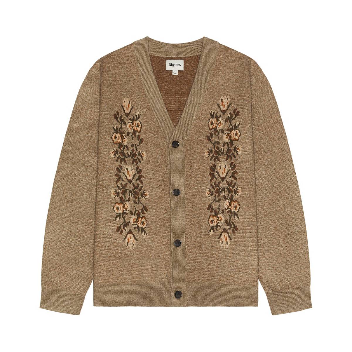 Jersey Cardigan Rhythm Vivaldi Oat