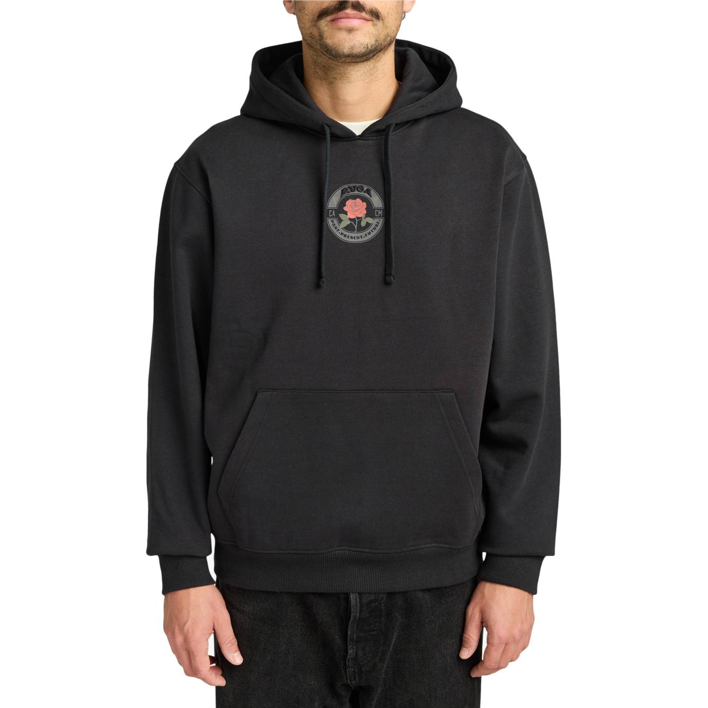 Sudadera RVCA Roses Poster Black