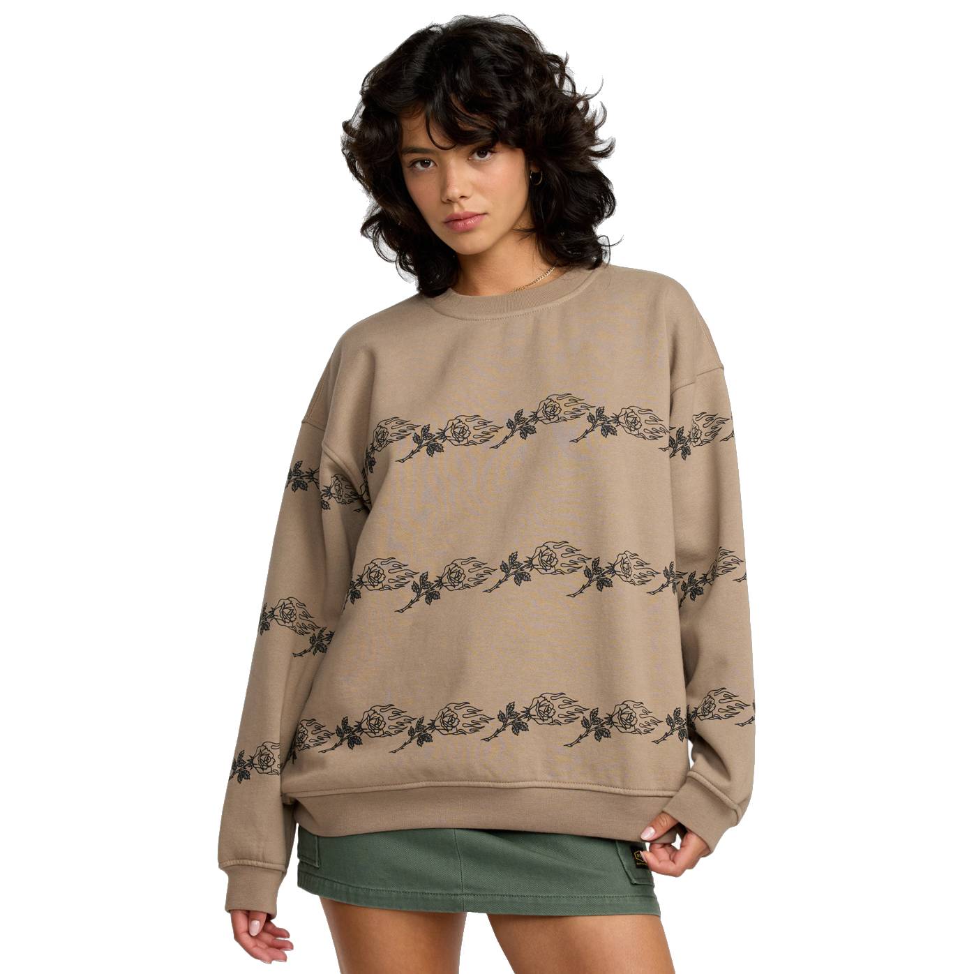 Sudadera RVCA ANP Spanky Desert Taupe