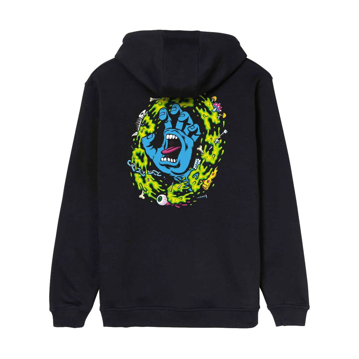 Sudadera Santa Cruz Slime Scream Black