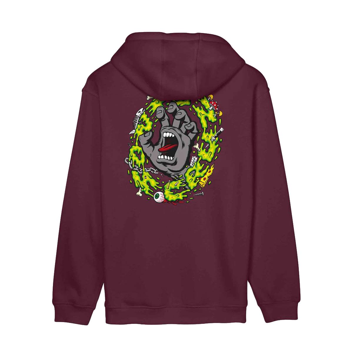Sudadera Santa Cruz Slime Scream Dark Cherry