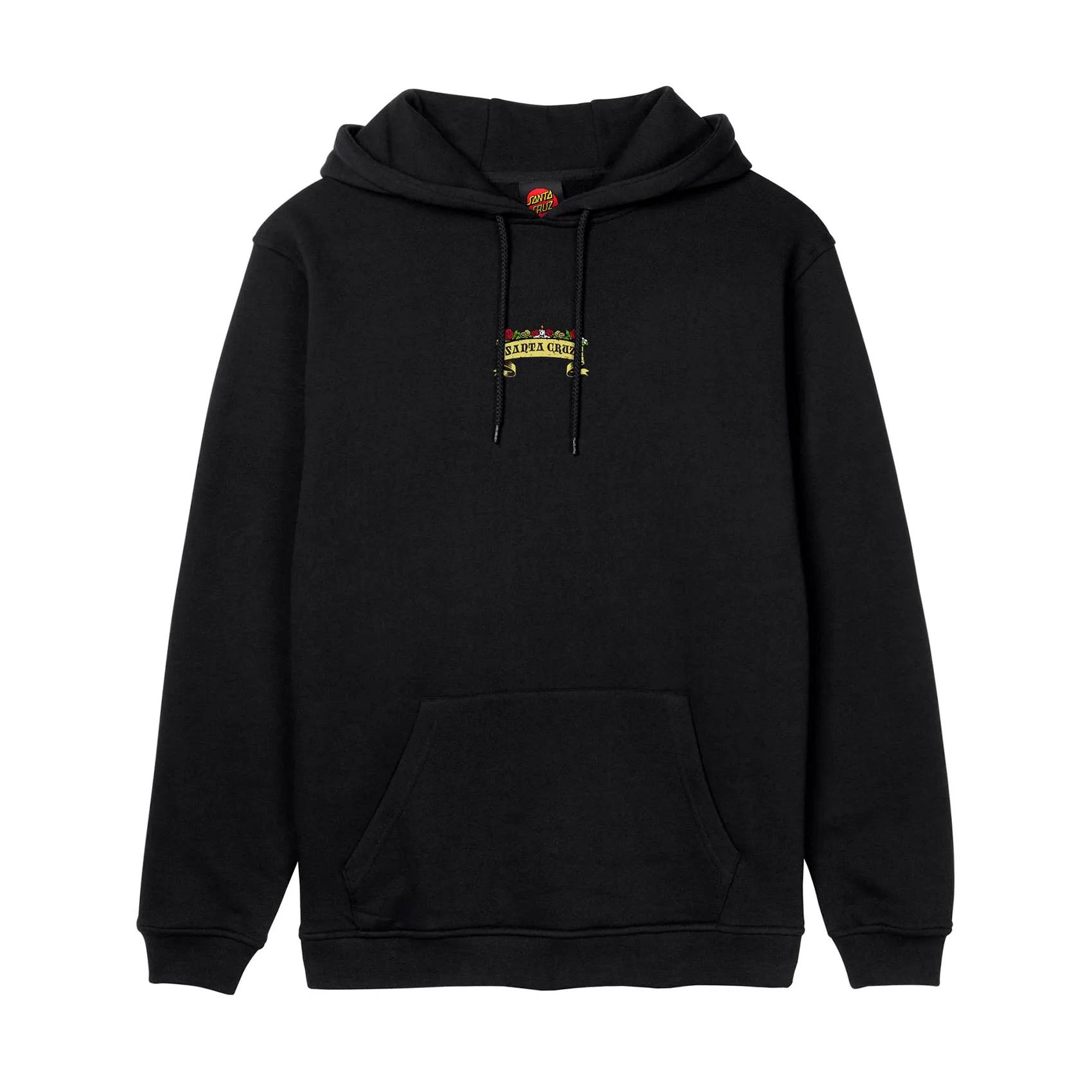 Sudadera Santa Cruz Guzman Scroll Front Black