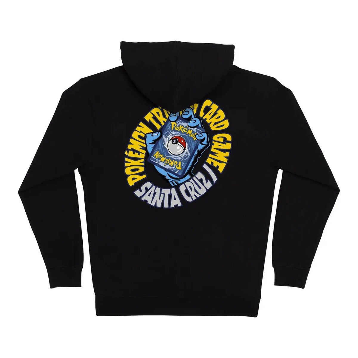 Sudadera Santa Cruz X Pokémon TCG Hand Zip Black