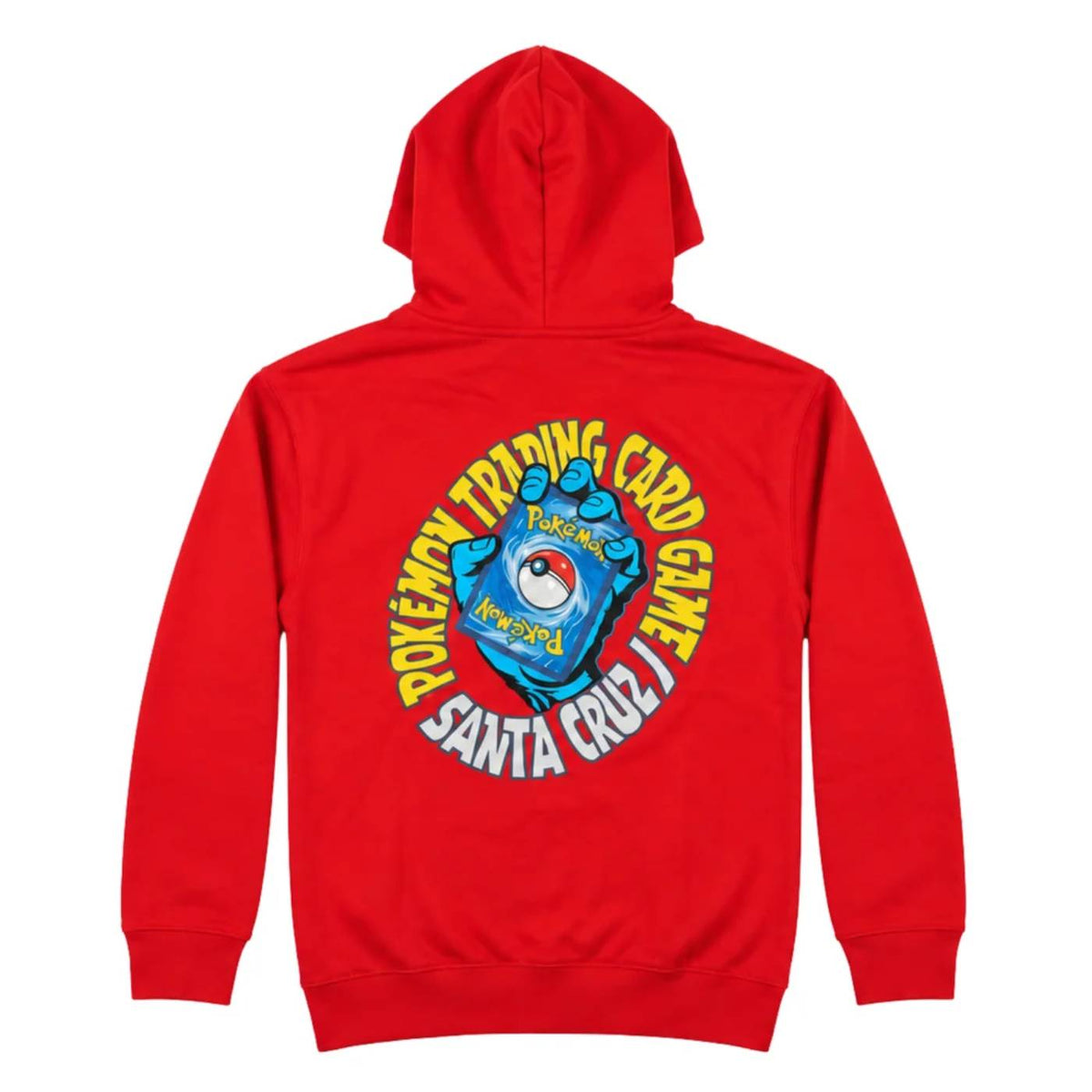 Sudadera Santa Cruz X Pokémon TCG Hand Zip Red