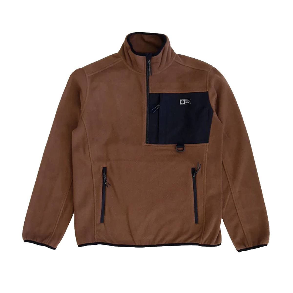Polar Salty Crew Tundra 1/2 Zip Friar Brown