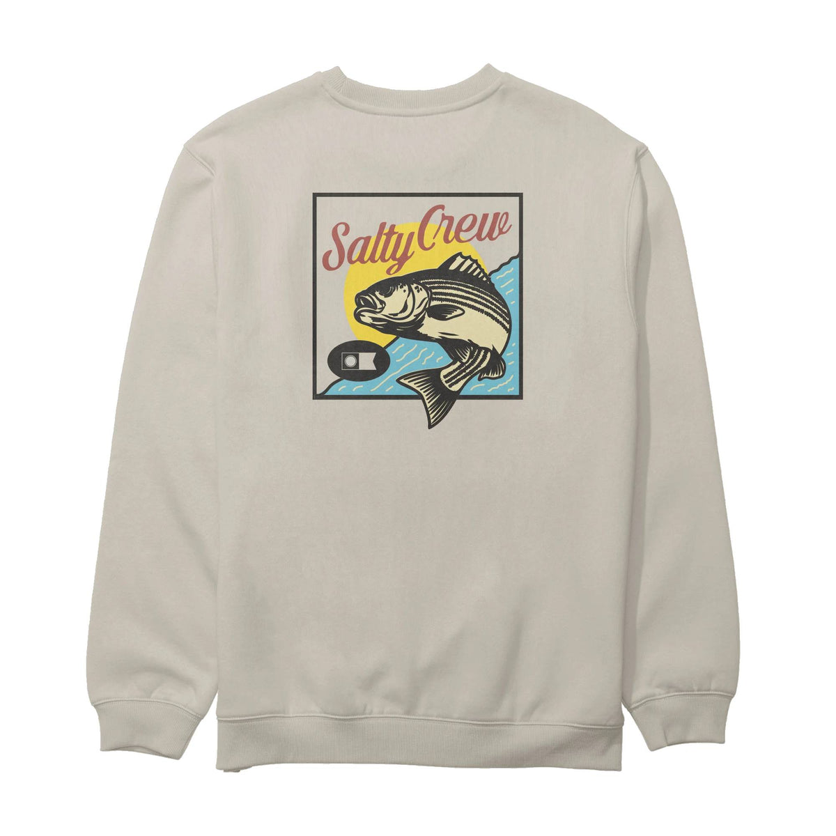 Sudadera Salty Crew Striped Crew Moonbeam