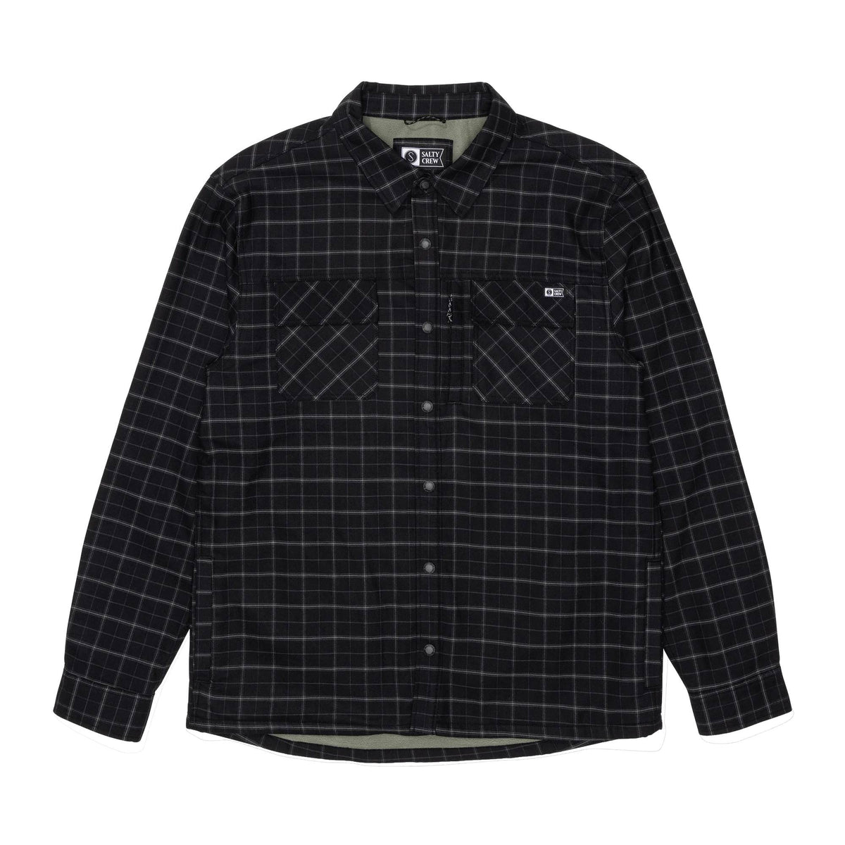 Sobrecamisa Salty Crew Fathom Tech Shacket Black Green
