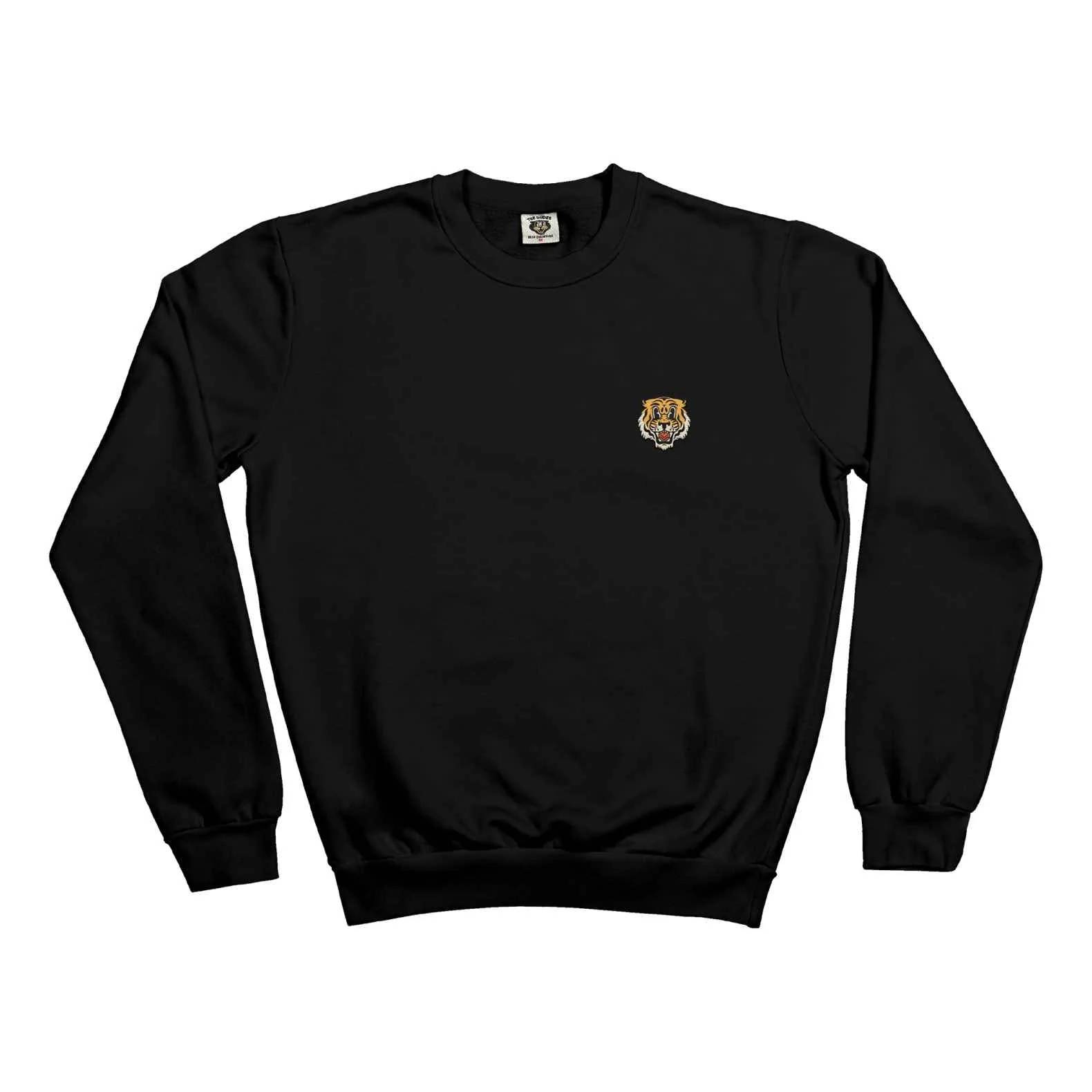 Sudadera The Dudes Solo Tiger Crew Black