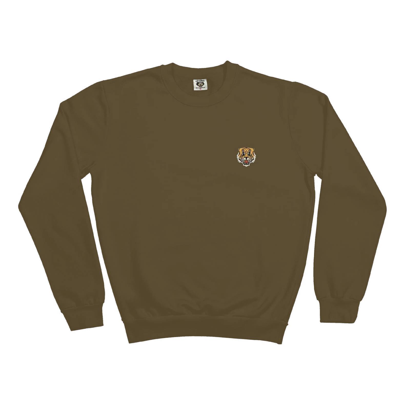 Sudadera The Dudes Solo Tiger Crew British Khaki