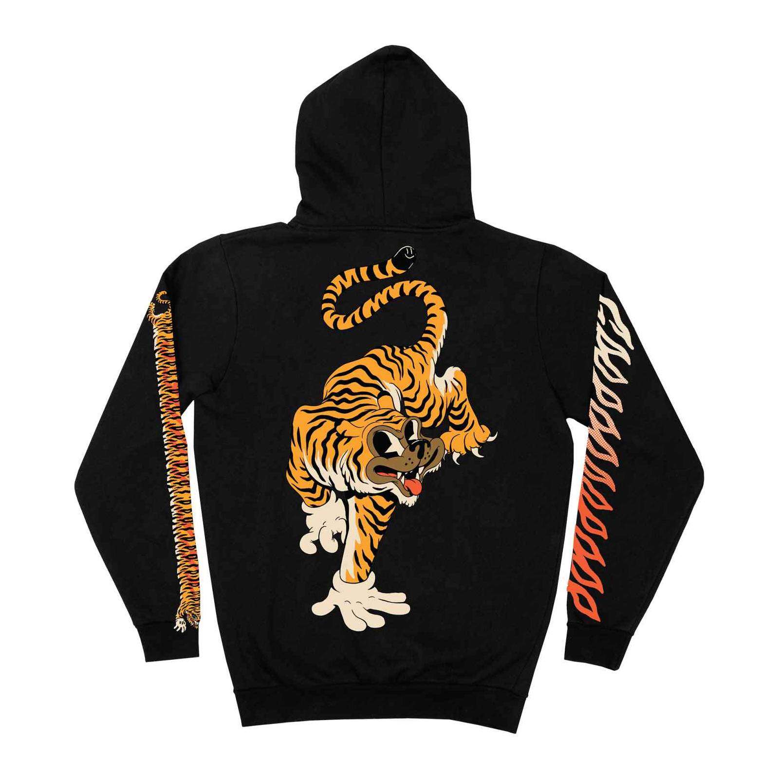 Sudadera The Dudes Tiger Bear Zip Black