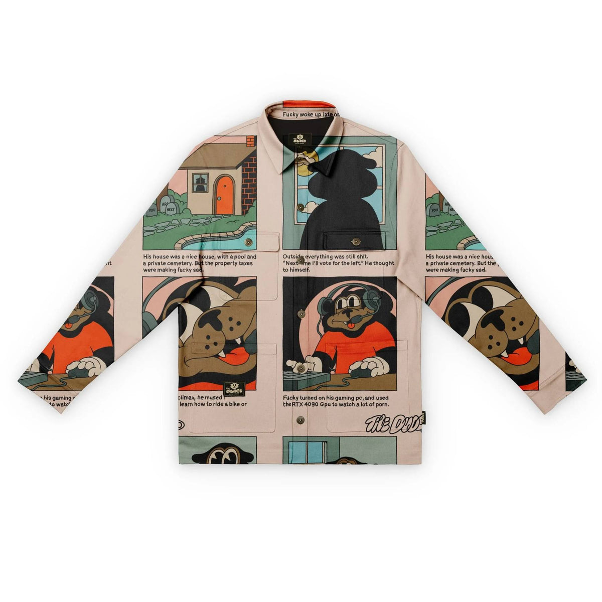 Sobrecamisa The Dudes Fucky Weekly Multicolor