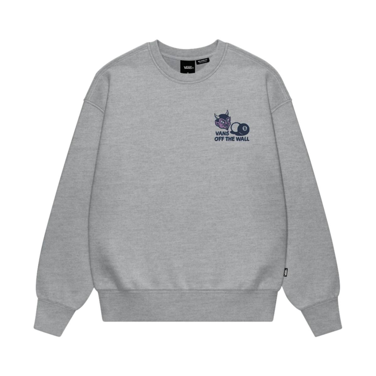 Sudadera Vans Old Scratch Crew Cement Heather