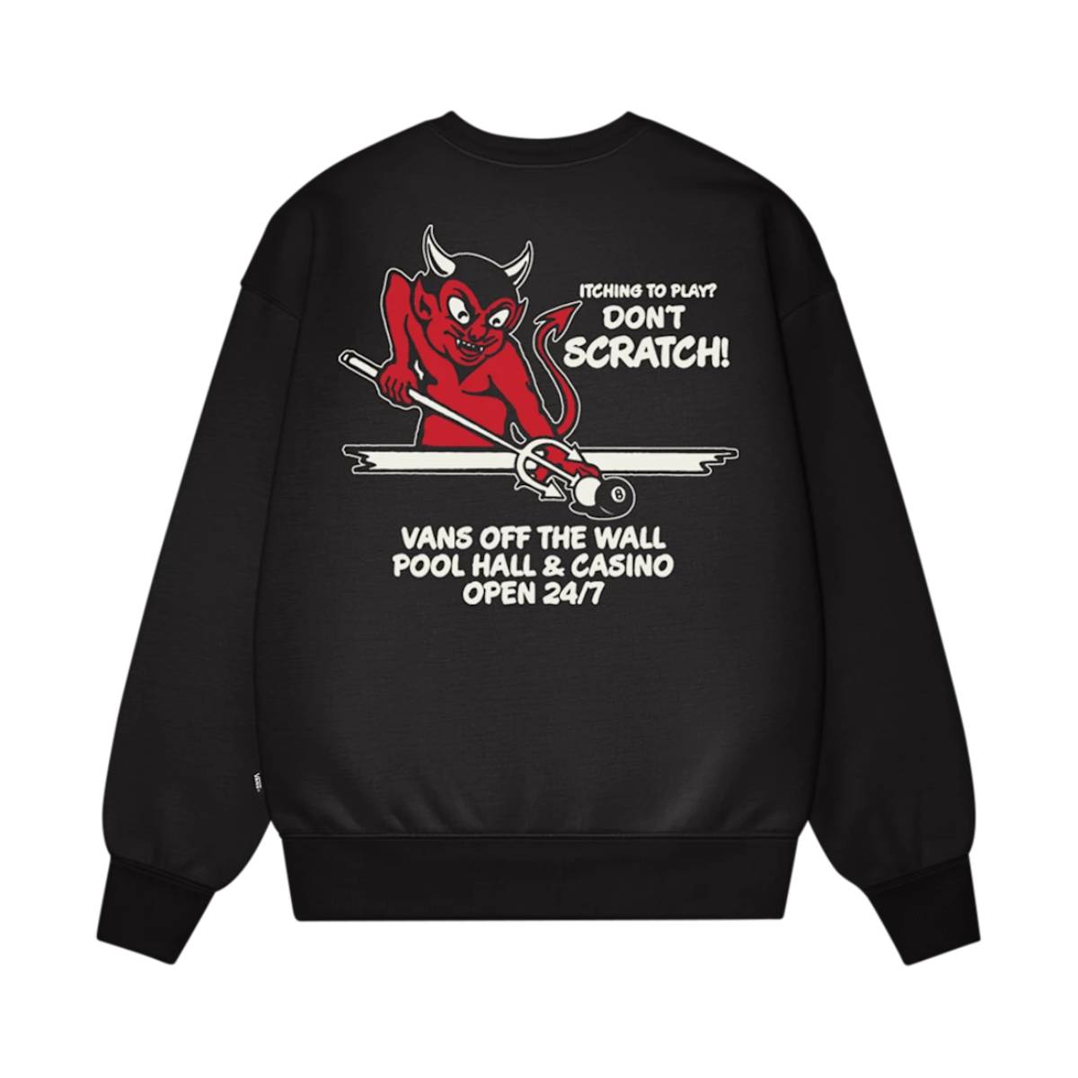 Sudadera Vans Old Scratch Crew Black